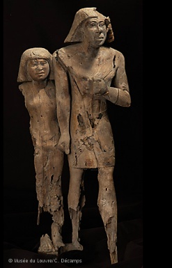 Couple en Bois, Louvre
