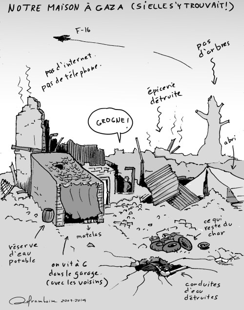 Notre maison si elle se trouvait à Gaza 