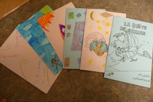 Cartes de remerciements par les élèves