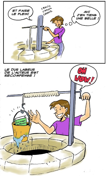 Où l'auteure va à la pêche aux idées