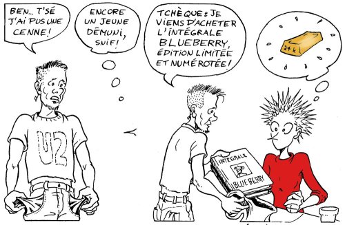 C'est bien bon ce que tu fais, mais j'ai plus une cenne !