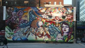 Murale magnifique sur Church en montant vers le nord Murale magnifique sur Church en montant vers le nord