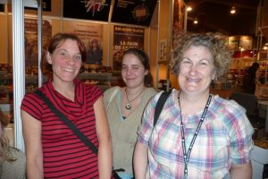 Julie Martel, Francine Pelletier, derrière: Geneviève?