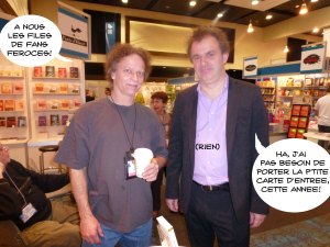 Tout est calma avant l'ouverture du Salon,...