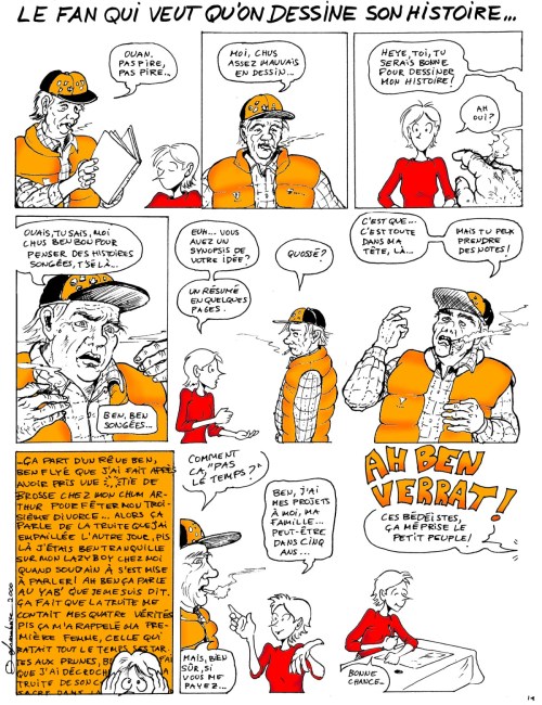 Le fan qui veut qu'on raconte son histoire