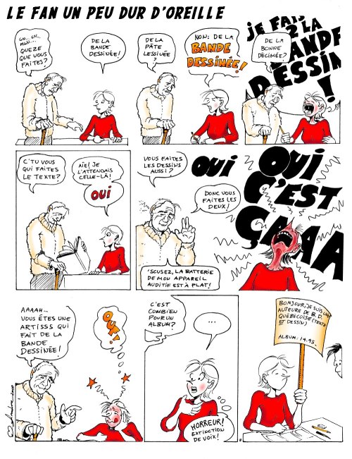 Le fan un peu dur d'oreille