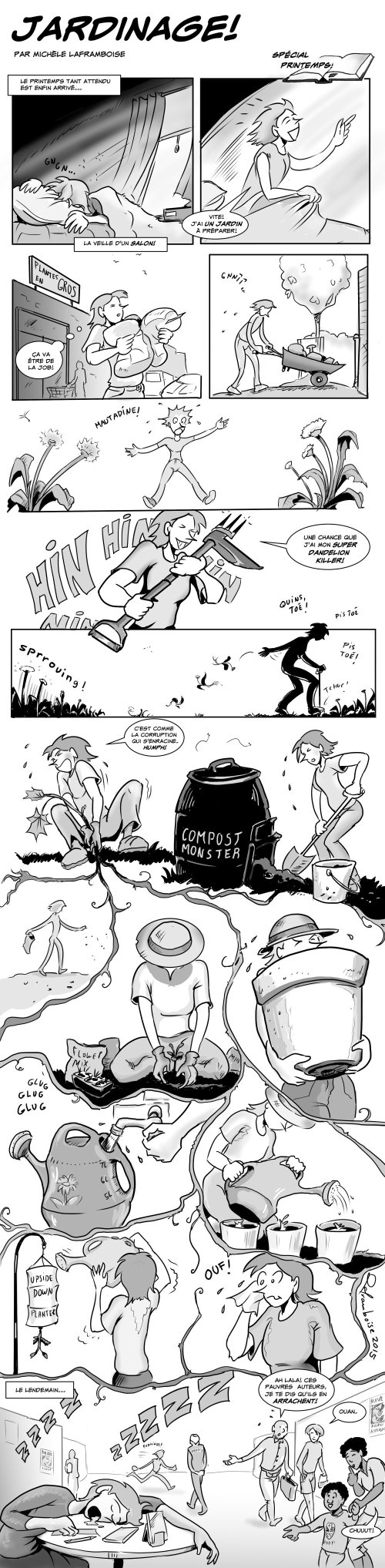 Quand le printemps s'est fait tant attendre... le jardinage se fait plus intensif