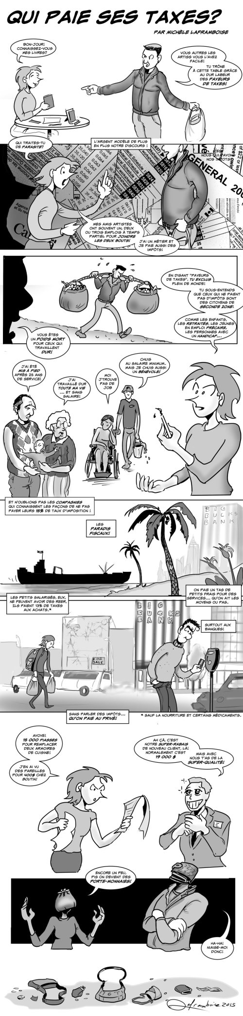 Qu'est-ce qu'on dit vraiment quand on parle de payeurs de taxes?