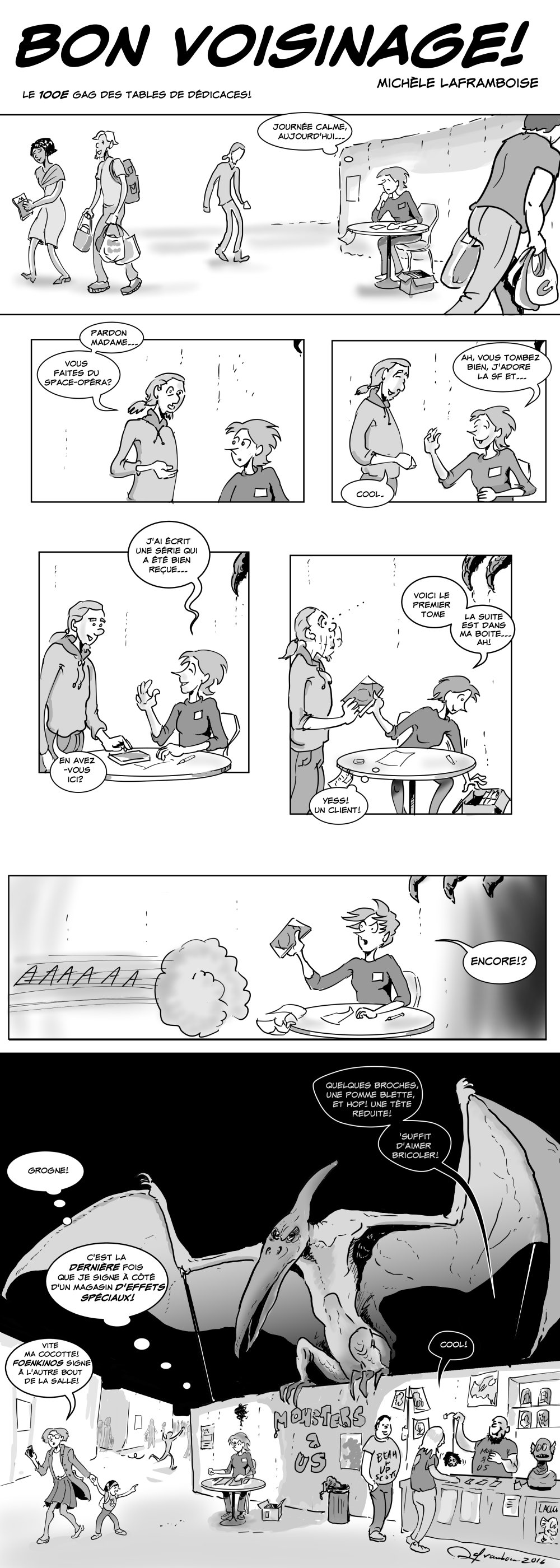 L'Auteure encore mal (ou bien) placée!