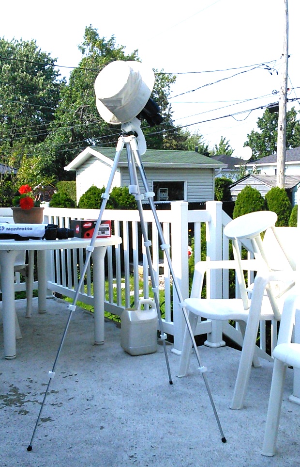 Montage pour l'éclipse 2017