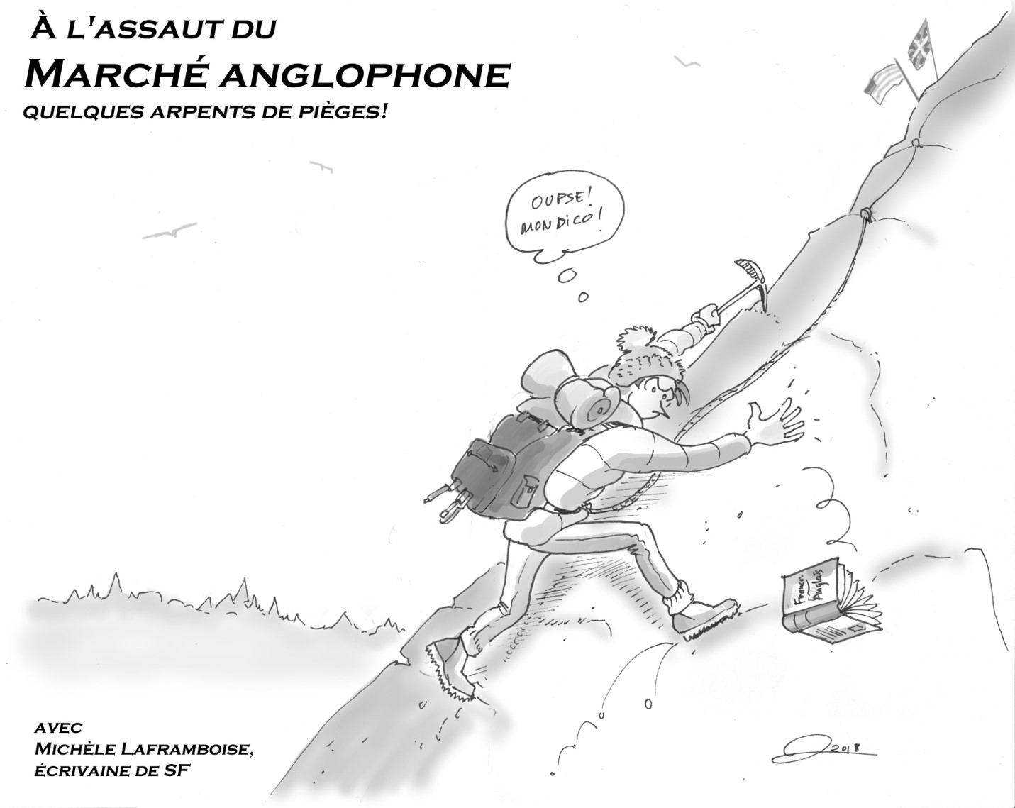 Michèle à l'assaut des marchés anglophones!