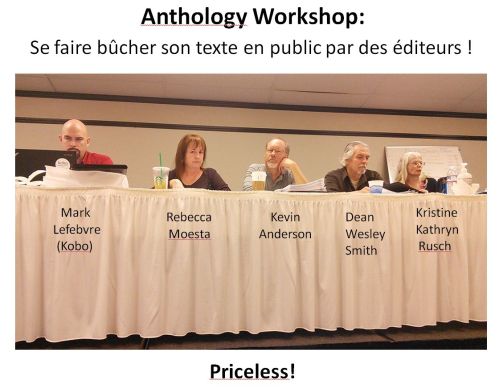 Quand des éditeurs pros bûchent ton texte en public  