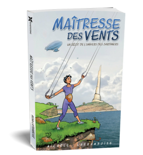 Mock up 3D du livre Maîtresse des vents